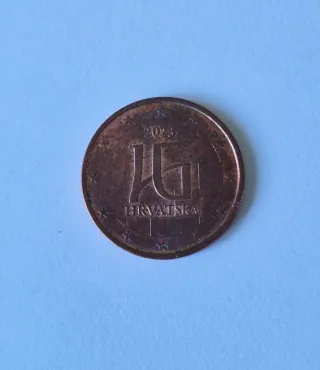 Moneda 2 céntimos Croacia 2023