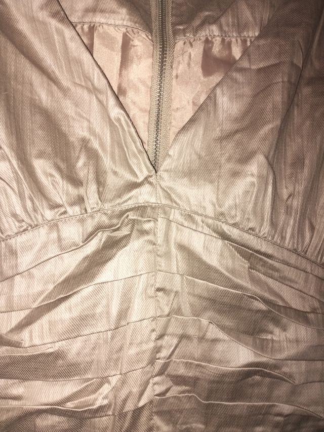 Vestido fiesta verde oliva