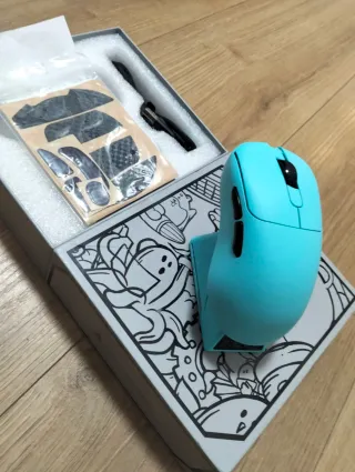Ratón Inalámbrico AJAZZ AJ159 8K Azul Ultraligero.