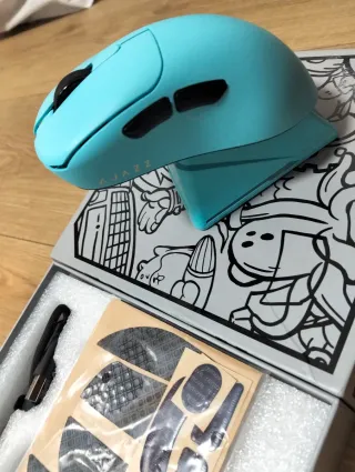 Ratón Inalámbrico AJAZZ AJ159 8K Azul Ultraligero.