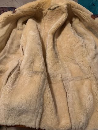 Montone Shearling Vintage Originale Tg 50