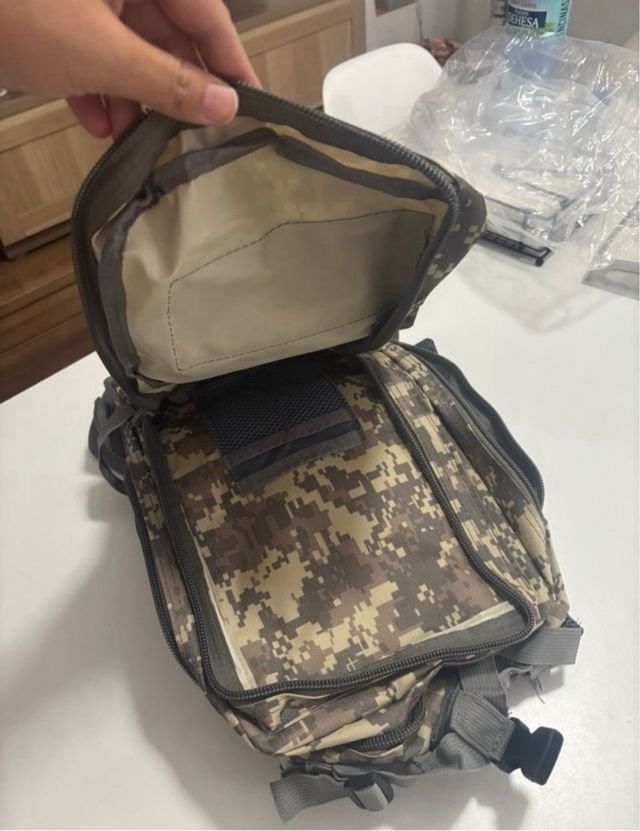 Mochila militar camuflaje senderismo