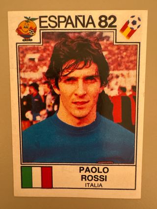 Cromo Paolo Rossi España 82 Italia