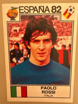 Cromo Paolo Rossi España 82 Italia