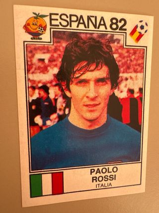Cromo Paolo Rossi España 82 Italia