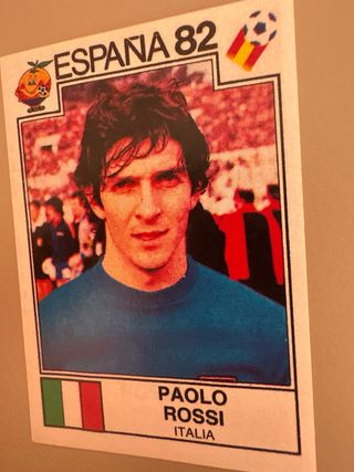 Cromo Paolo Rossi España 82 Italia