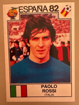Cromo Paolo Rossi España 82 Italia