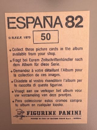 Cromo Paolo Rossi España 82 Italia
