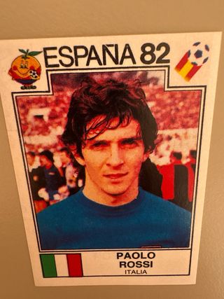 Cromo Paolo Rossi España 82 Italia