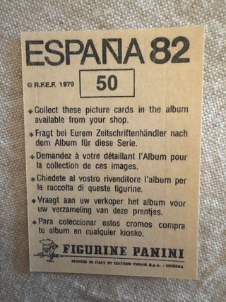 Cromo Paolo Rossi Mundial España 82