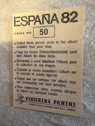 Cromo Paolo Rossi Mundial España 82
