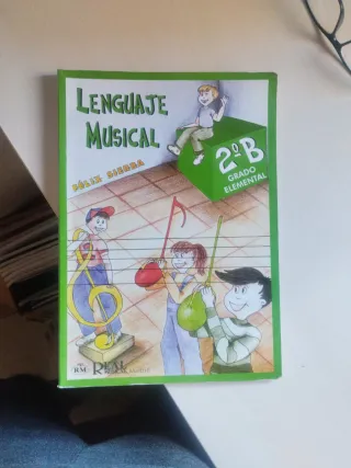 Libro Lenguaje Musical 2º B Grado Elemental