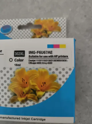 Cartucho Tinta HP 302XL Color