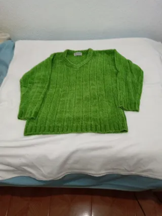 Jersey verde de punto