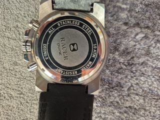 Reloj Cronógrafo Racer Negro/Plata