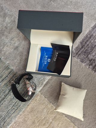 Reloj Cronógrafo Racer Negro/Plata