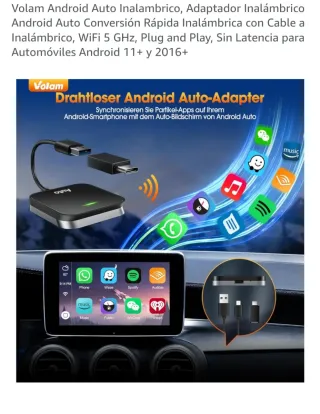 NUEVO Adaptador Android Auto Inalámbrico