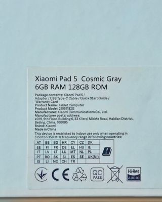 Xiaomi Pad 5 + funda teclado
