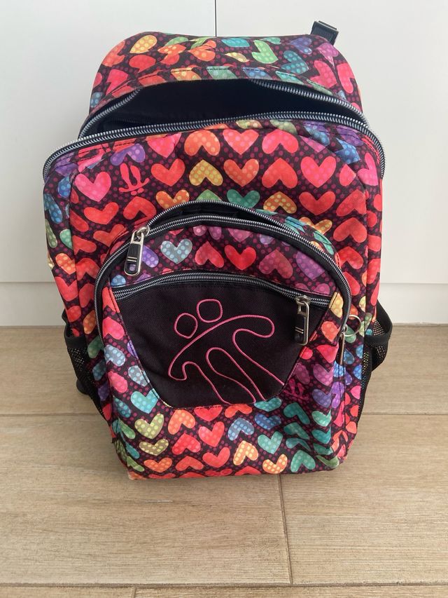 Mochila Totto Corazones Multicolor