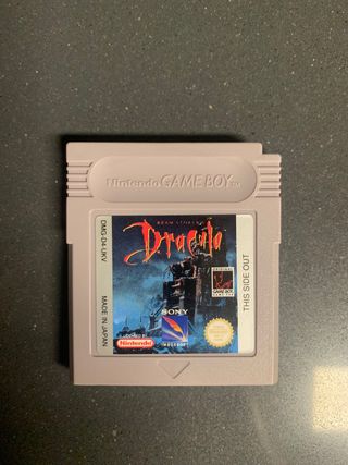 Dracula Bram Stoker Game Boy Nintendo DMG-D4-UKV