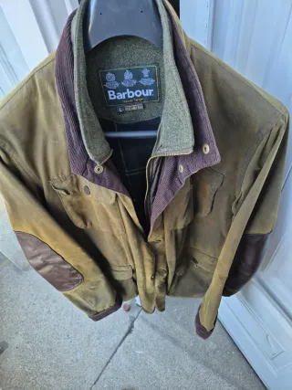 Chaqueta Barbour Hombre Talla L Marrón/Verde