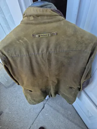 Chaqueta Barbour Hombre Talla L Marrón/Verde