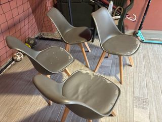Set di 4 sedie da pranzo