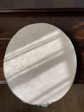 Centrotavola/vassoio ovale decorativo floreale