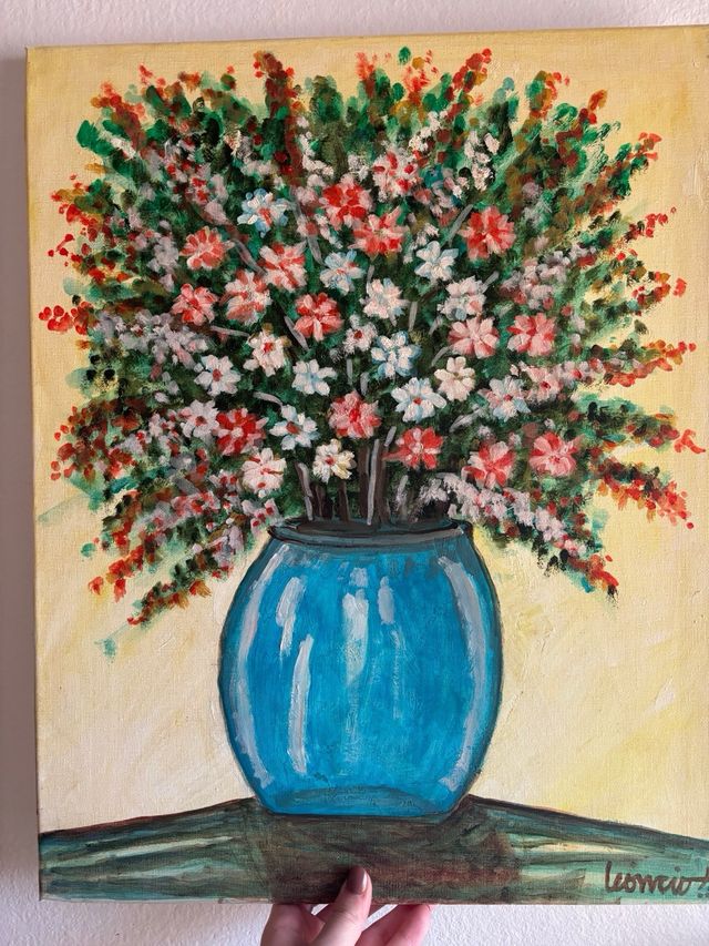 CUADRO LEONCIO PINTOR FLORES