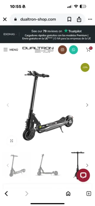 Patinete eléctrico Dualtron