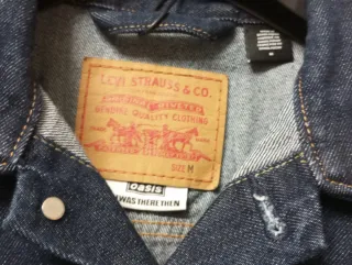 OASIS jacket M Levis TYPE 2 TRUCKER.(TOUR 25)NUEVA