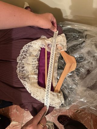 TRAJE FALLERA Berenjena