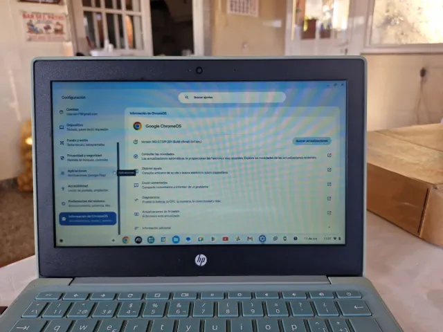 HP Chromebook 11 G9 EE 4GB RAM 12 Verde