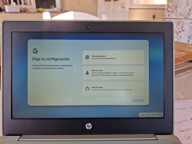 HP Chromebook 11 G9 EE 4GB RAM 12 Verde