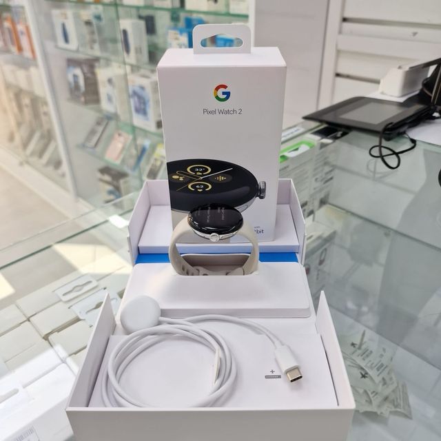 Google Pixel Watch 2 polished silver semi nuevo
