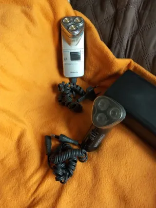 Máquinas de afeitar Philips y Braun