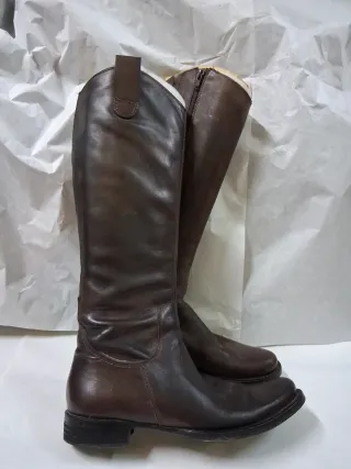 Stivali Cafe Noir Pelle Marrone Tg 38