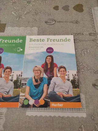 Libros alemán curso,3° ESO,BESTE FREUNDE A2.1 AB-X