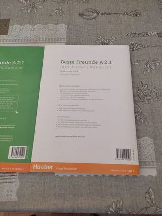 Libros alemán curso,3° ESO,BESTE FREUNDE A2.1 AB-X