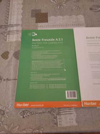 Libros alemán curso,3° ESO,BESTE FREUNDE A2.1 AB-X