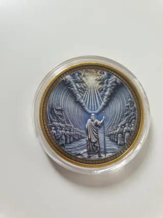 Rosario y moneda de Moisés 