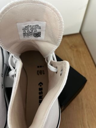 Converse Plataforma Blancas Talla 38