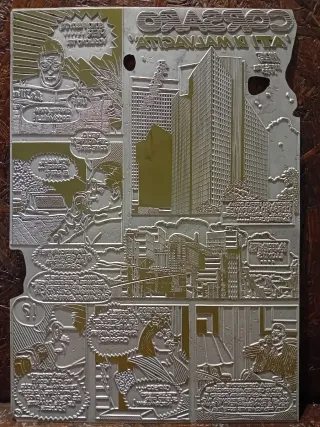 Lastra di stampa, pagina dei titoli, Micheluzzi