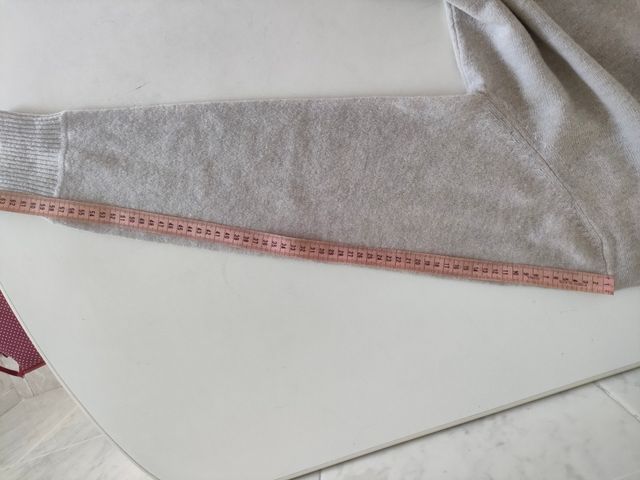 Jersey Cortefiel manga larga XXL gris