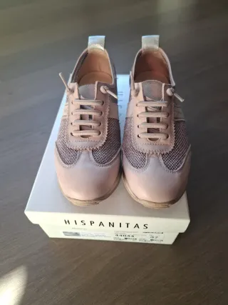 Zapatillas Hispanitas Mujer Talla 37 Rosa/Plata