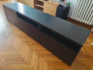 Mueble TV Ikea Besta Negro