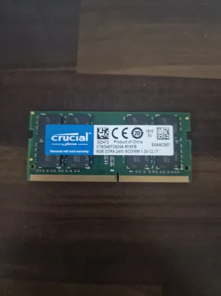 Crucial DDR4 8GB 2400MHz SODIMM