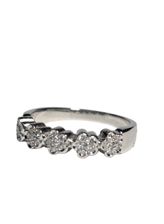 Anillo Tous Oro Blanco 18k Diamantes