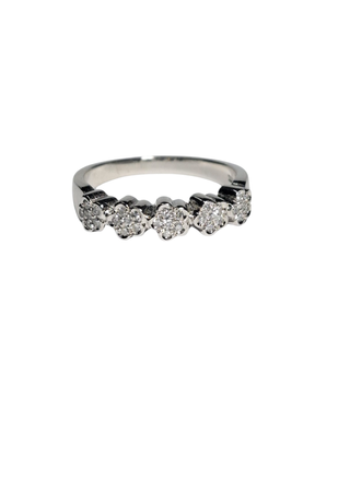Anillo Tous Oro Blanco 18k Diamantes