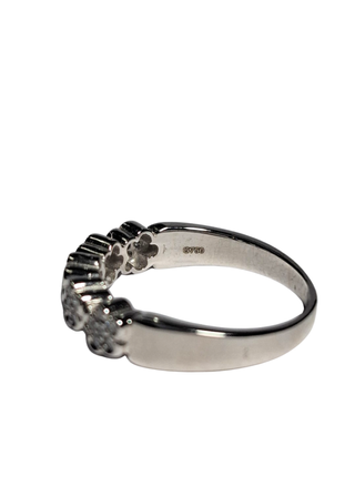 Anillo Tous Oro Blanco 18k Diamantes